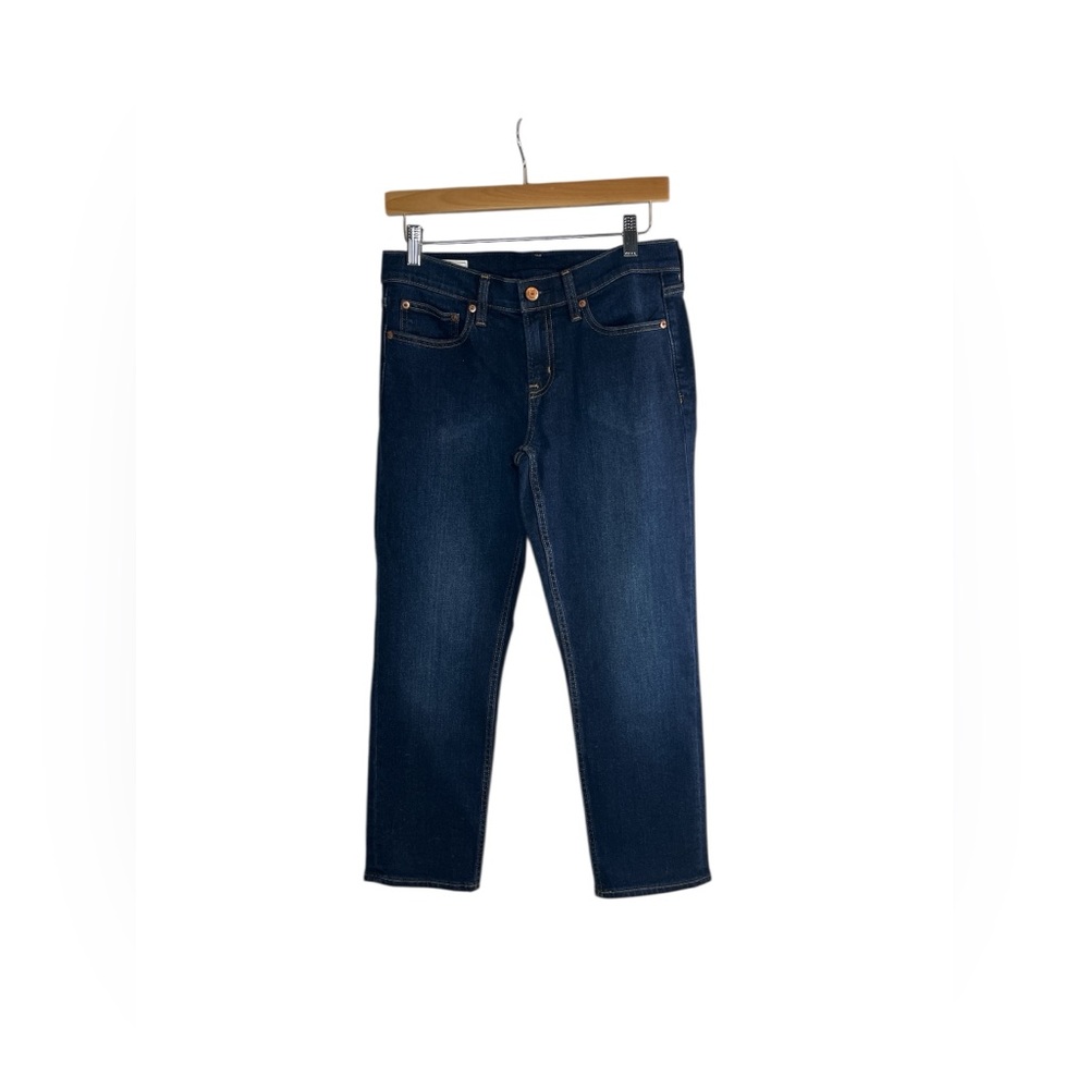 GAP Vintage Slim Low‎ Rise Jeans Dark Wash Petite Cropped Ankle Size 28 6P